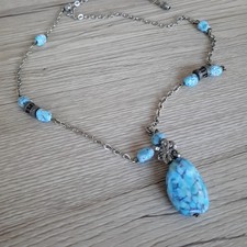 collier en argent  et