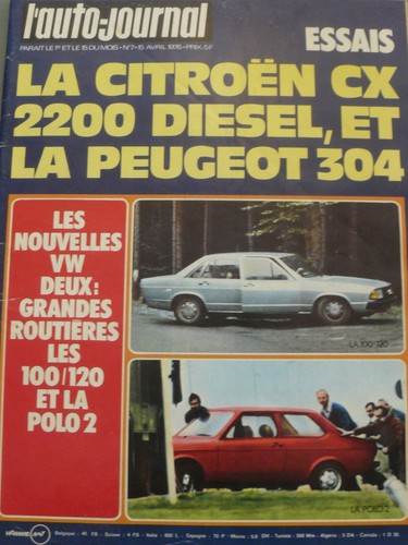 Auto journal 1976 citroen - l'auto,