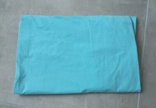 Drap housse 1 personne 90x190cm bleu turquoise