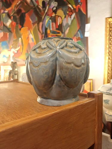 Petit vase fonte - fonte, Émaillé
