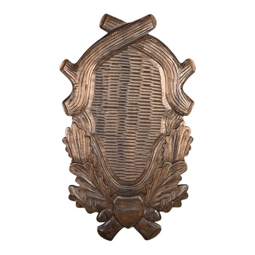 Ecusson bois pour trophée - de,