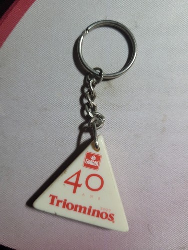 Porté clés ans triominos - clés,