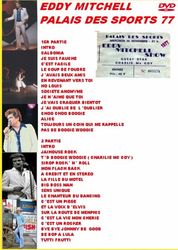 Eddy mitchell dvd palais - -, dvd-
