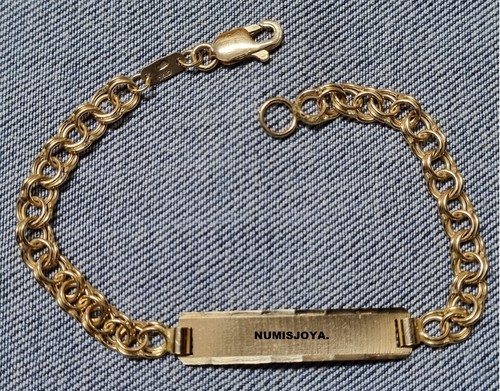 Bracelet with plate for - bracelet,