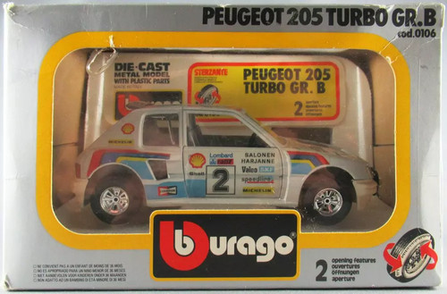 Burago 0106 peugeot 205 turbo - 0106,