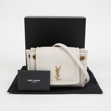 Saint Laurent Mini Norita Sac à bandoulière en cuir avec chaîne 672738 147828251