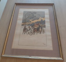 Harry Eliott gravure carosse