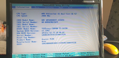 Acer aspire 7530 - aspire,