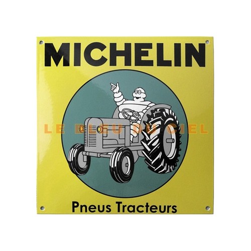 Plaque émaillée michelin - plaque, :