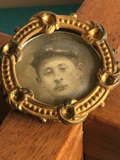 Vintage Ancienne Broche Porte