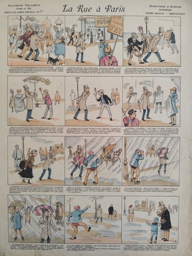 Litho colorée imagerie - litho.,