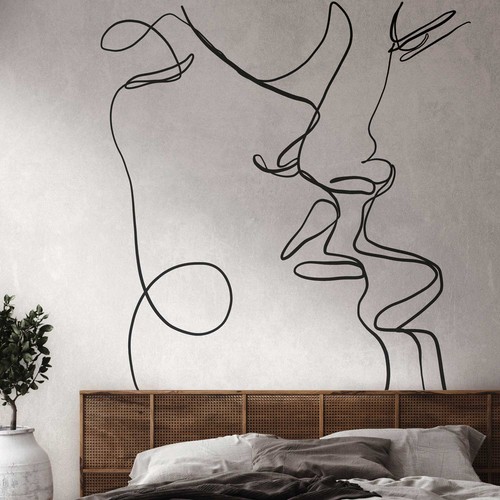 Papier peint abstrait - peint,