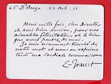 CD82#-CARTE-A.S-EUGÈNE GRASSET-GRAVEUR-ARCHITECTE-SUISSE-[RENÉ BASCHET]-1911