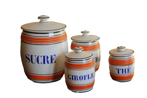 Pots épices anciens en - pots,