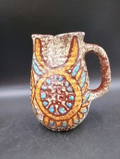 Rare pichet Accolay Pichet Jarre céramique 1960 no capron no jouve Ht 18,5cm