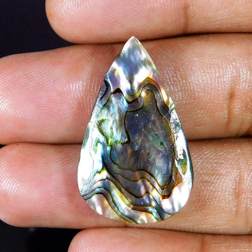 Cabochon poire paua abalone - cabochon,