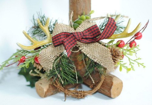 Western embellished wreath - embellished,