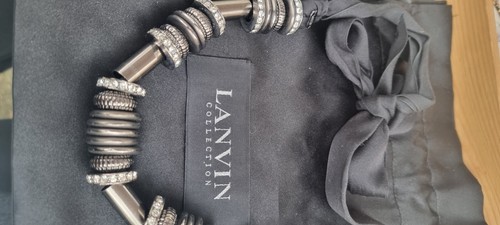 Collier lanvin noir pour - collier,