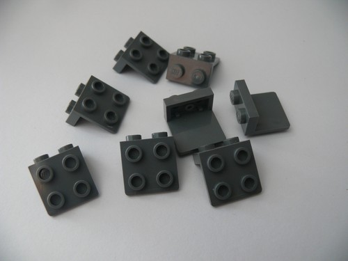 Lego equerres gris - 8, fonce