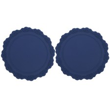  2pcs Embossé Place Tapis De Cuisine Place Mat Pads Table Décors de table
