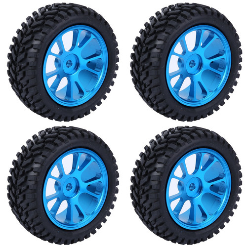 75mm alloy wheel blue rally - alloy,