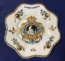 Ancienne assiette faince gien - ancienne,