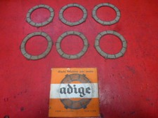 6 x disques embrayage PUCH 125 CC ADIGE NOS neuf de stock ancien
