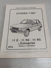 RTA Revue Technique Étude Pratique Auto Citroën LNA 11E 11RE 11RS entreprise