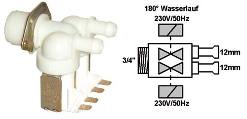Electrovanne voies 180degre - electrovanne, 2