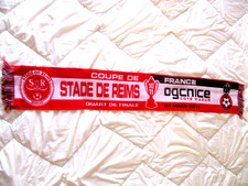 echarpe sciarpa scarf STADE DE REIMS OGC NICE 1/4 FINALE COUPE DE FRANCE 2011