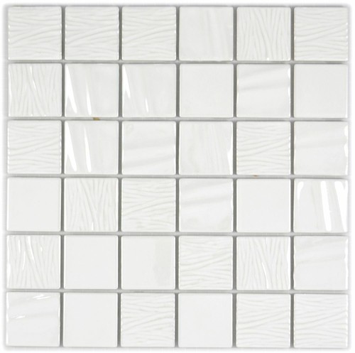 Céramique mosaïque blanc - mosaïque,