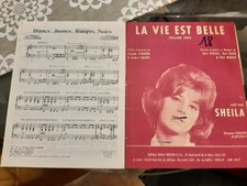 SHEILA LOT DE 2 PARTITIONS