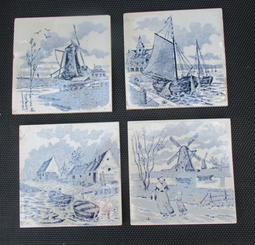 Lot carreaux faience decor - lot,