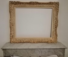 Cadre montparnasse bois sculpté 20 F