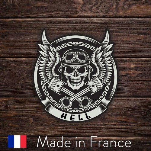 Sticker skull tete mort - skull,