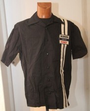 ORIGINAL Chemise Rock  "  BIKER CUIR " noir blanc Hudson   XXL   neuf