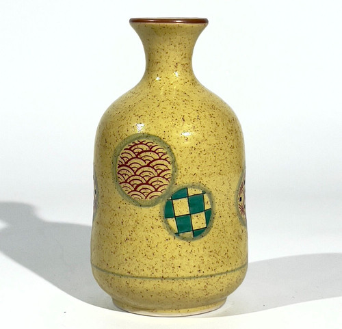 Kutani yaki flacon saké - flacon, à