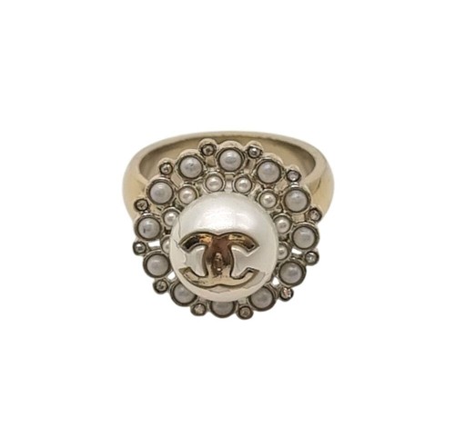 Chanel bague ornée perles - ornée, de