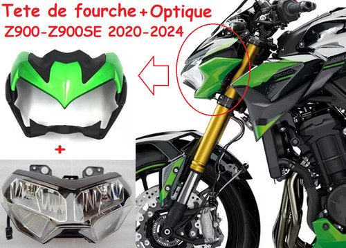 Tete fourche optique phare - fourche,