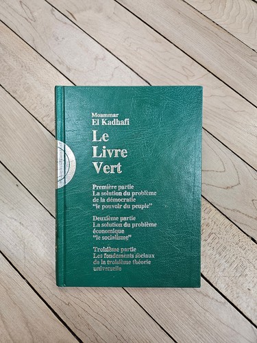 Livre vert the green book - le, (the