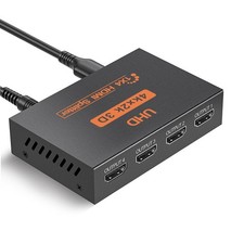 Splitter HDMI 4K Répartiteur HDMI 1 entrée 4 Sorties Soutien 3D 4K 1080P Dupl...