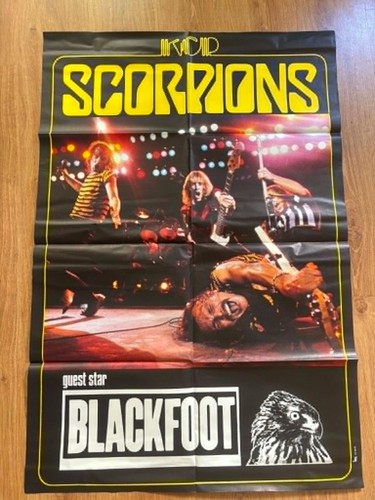 Affiche concert scorpions - affiche,
