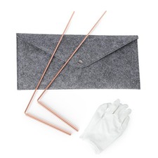 Baguettes de radiesthésie en cuivre polyvalentes avec pendule pour détection d