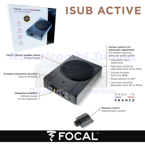 Subwoofer actif focal isub - subwoofer,