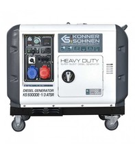 Groupe électrogène diesel 6,5 kW (EURO V), démarrage Électrique - Könner & Söhne