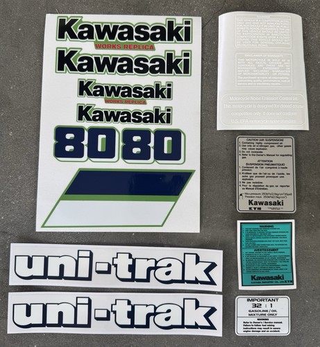 Kawasaki 1985 kx80 - kx80, decal