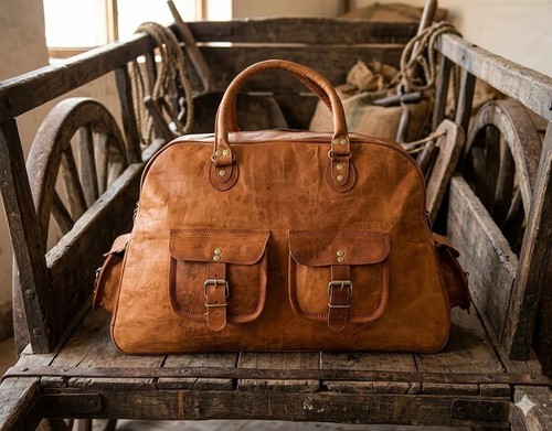 Sac voyage cuir - de,