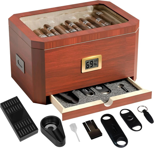 Elegant cedar cigar - cedar, humidor
