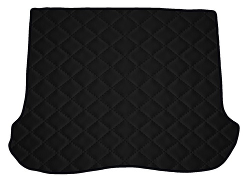 Matelassé cuir éco noir - matelassé,