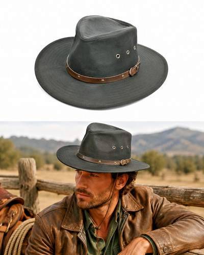 Chapeau western cowboy noir - , en